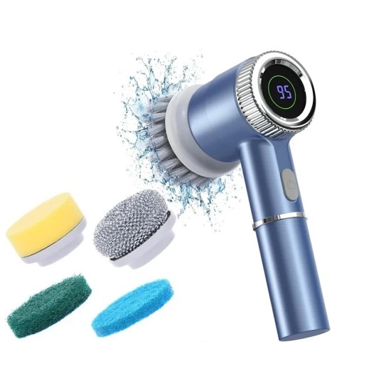 Ηλεκτρική Ασύρματη Περιστρεφόμενη Βούρτσα Καθαρισμού 5 σε 1 – 75-27333_N
