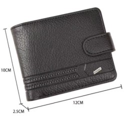 Ανδρικό Πορτοφόλι Καφέ  – Slim Design με Θήκες Καρτών και Κέρματος 4p-10e72C