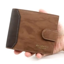 Ανδρικό Πορτοφόλι PU με Κούμπωμα – Θήκες Καρτών και Κέρματος 35p-MC87-2