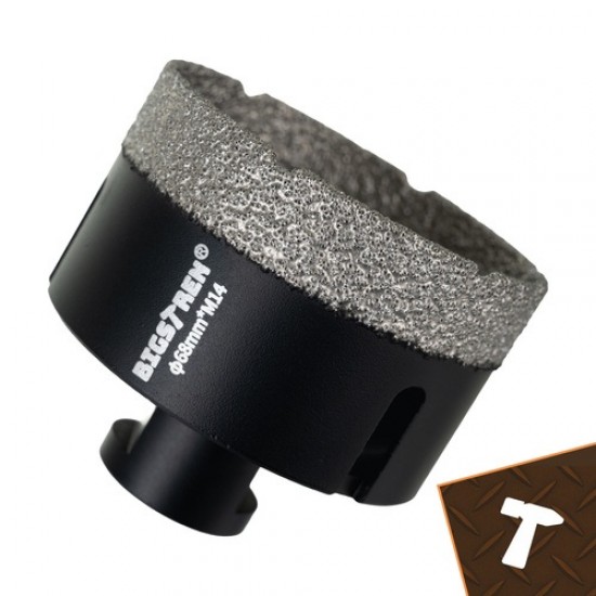 Σετ Διαμαντοτρύπανα Hole Saw 6τμχ Bigstreen 20–68 mm 17-27079