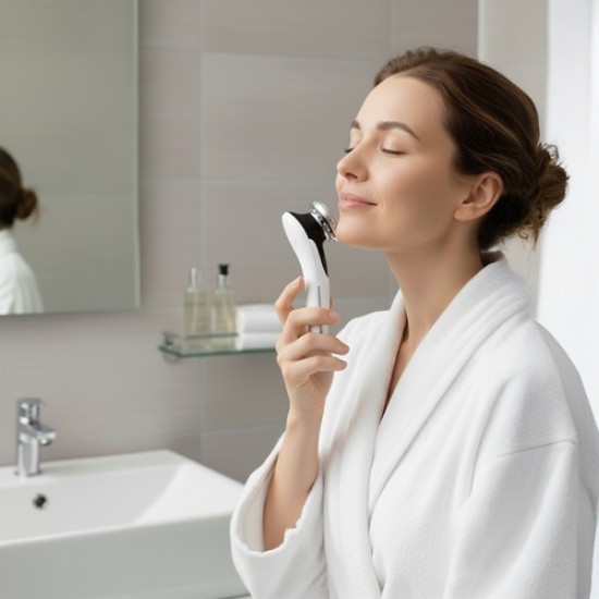 Soulima Συσκευή Μασάζ Προσώπου SOULIMA 5-σε-1 με Θεραπεία Μεσοθεραπείας Χωρίς Βελόνες 145-25888