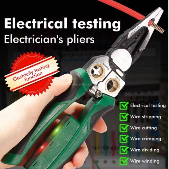 Πολυεργαλείο Απογύμνωσης Καλωδίων  8-σε-1 με Δοκιμαστικό Τάσης και Κόφτη 11-86327