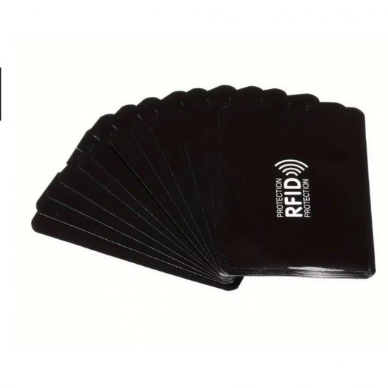 Θήκες Προστασίας Καρτών RFID Σετ 5 Τεμαχίων για Πιστωτικές και Χρεωστικές Κάρτες 08-3989