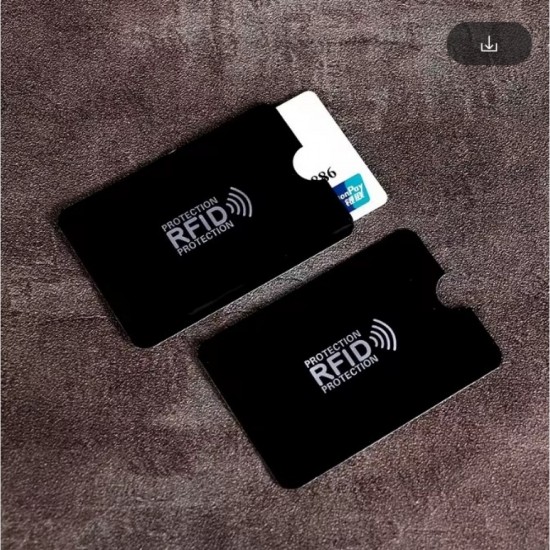 Θήκες Προστασίας Καρτών RFID Σετ 5 Τεμαχίων για Πιστωτικές και Χρεωστικές Κάρτες 08-3989