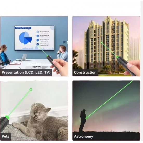 Κόκκινος Ισχυρός Δείκτης Laser Μεγάλης Εμβέλειας 3000m με USB Φόρτιση 5-3722