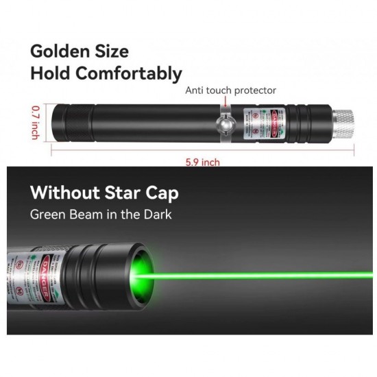 Κόκκινος Ισχυρός Δείκτης Laser Μεγάλης Εμβέλειας 3000m με USB Φόρτιση 5-3722