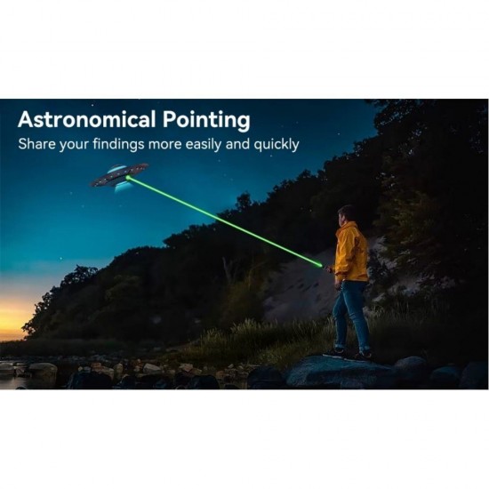 Πράσινος Ισχυρός Δείκτης Laser Μεγάλης Εμβέλειας 3000m με USB Φόρτιση 5-3725