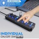 USB Hub 3.0 -7 Θυρών με Ατομικούς Διακόπτες On/Off και Ενδεικτικές Λυχνίες 5-2342
