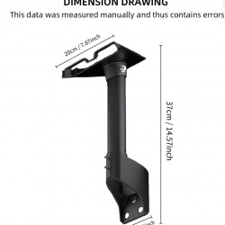 Βάση Τοίχου και Οροφής για Starlink Gen3 με Περιστροφή 360° 39-8779