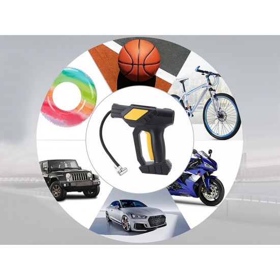 Ασύρματος Αεροσυμπιεστής Αυτοκινήτου 120W με Ψηφιακή Οθόνη LCD και Αυτόματη Διακοπή 14-11475