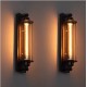 LED Απλίκα Τοίχου Vintage Industrial με Γυαλί και Βάση E27 για Εσωτερικό Χώρο 37-4232