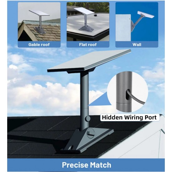 Βάση Τοίχου και Στέγης για Starlink Mini με Ρυθμιζόμενη Κλίση και Περιστροφή 360° – Αλουμινίου 45-8780