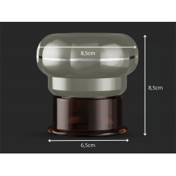 Κινέζικο Ηλεκτρικό Vacuum Μασάζ με 12 Επίπεδα Ρύθμισης Θερμότητα και LED Συσκευή Αναρρόφησης για Μυϊκή Χαλάρωση 9-27293_SZ