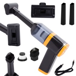 Σκούπα Αυτοκινήτου 120W για Αυτοκίνητο και Οικιακή Χρήση επαναφορτιζόμενη μπαταρία, -10086