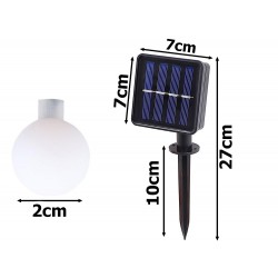 Ηλιακά Φωτάκια Κήπου Γιρλάντα 40 LED Πολύχρωμα με Αισθητήρα Νύχτας και 8 Λειτουργίες 35-12297_40