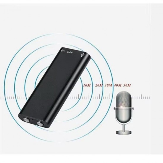 Mini Κοριός Παρακολούθησης Ψηφιακό Καταγραφικό Ήχου 32GB – USB Voice Recorder & MP3 Player 12-33693