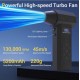 Turbo Ασύρματο Πιστόλι Καθαρισμού Πεπιεσμένου Αέρα 130000rpm με LED Οθόνη – Επαναφορτιζόμενο- 5 Ακροφύσια 14-2308