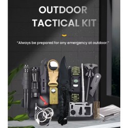 Σετ Επιβίωσης  με Αδιάβροχη Κασετίνα – Tactical Emergency Kit για Camping Hiking και Έκτακτες Ανάγκες 11-21706