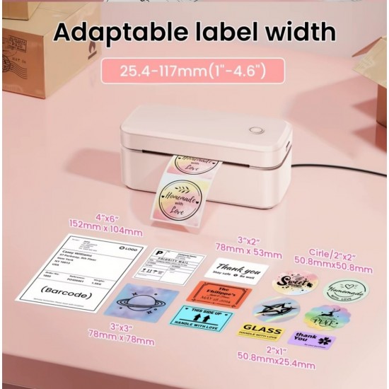 Θερμικός Εκτυπωτής Ετικετών για Προϊόντα και Courier W-Marklife X4 με Εφαρμογή USB Bluetooth WiFi 203 DPI 60-8773