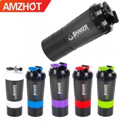 Shaker Πρωτεΐνης 500ml με Αποθηκευτικό Δοχείο Βιδωτό BPA Free – για Gym Fitness & Συμπληρώματα 37-1293