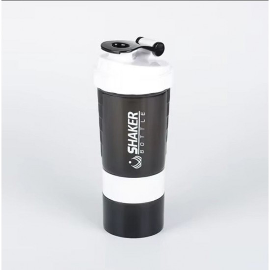 Shaker Πρωτεΐνης 500ml με Αποθηκευτικό Δοχείο Βιδωτό BPA Free – για Gym Fitness & Συμπληρώματα 37-1293