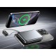 Power Bank 10000mAh Fast Charging με Ασύρματη Φόρτιση 15W, USB-C, Lightning και QC 3.0 Γκρι 15-06398_SZ