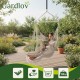 Κρεμαστή Πολυθρόνα Κήπου Gardlov BOHO με Μαξιλάρια έως 150kg Μπεζ 192-27388-1