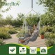 Κρεμαστή Πολυθρόνα Κήπου Gardlov BOHO με 2 Μαξιλάρια έως 150kg Γκρι 192-2738-1