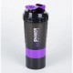 Shaker Πρωτεΐνης 500ml με Αποθηκευτικό Δοχείο Βιδωτό BPA Free – για Gym Fitness & Συμπληρώματα 37-1295