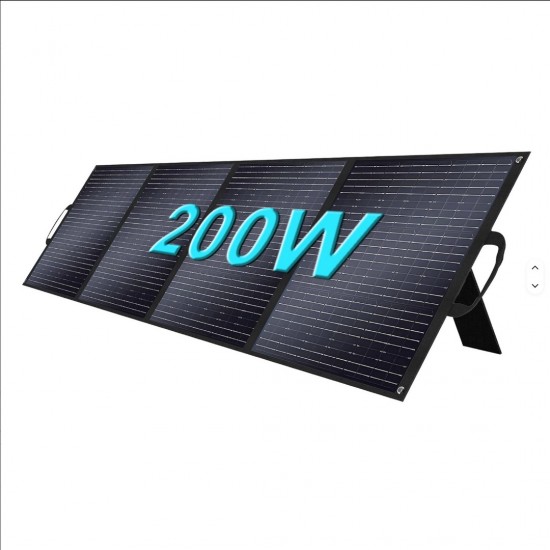 Αναδιπλούμενο Φορητό Ηλιακό Πάνελ SolarPlay 200W για Power Station και Camping – 175-3978