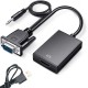 Αντάπτορας VGA σε HDMI Full HD 1080p με Ήχο 3.5mm και USB Τροφοδοσία 25-06327