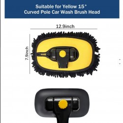 Ανταλλακτική Κεφαλή Microfiber Chenille για Βούρτσα Πλυσίματος Αυτοκινήτου 3 σε 1 – Πλενόμενη και Επαναχρησιμοποιούμενη 25-3401