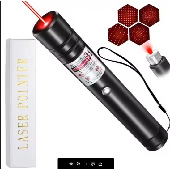 Κόκκινος Ισχυρός Δείκτης Laser Μεγάλης Εμβέλειας 3000m με USB Φόρτιση 5-3722