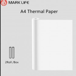 Θερμικό Χαρτί Εκτύπωσης Marklife A4 σε Ρολό 210x30mm 2 Ρολά/Συσκευασία για Φορητούς Θερμικούς Εκτυπωτές A4 6-9845