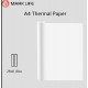 Θερμικό Χαρτί Εκτύπωσης Marklife A4 σε Ρολό 210x30mm 2 Ρολά/Συσκευασία για Φορητούς Θερμικούς Εκτυπωτές A4 6-9845
