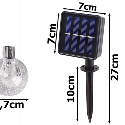 Ηλιακή Γιρλάντα Κήπου 20 LED Πολύχρωμη 4.5m με 8 Λειτουργίες και Αισθητήρα Σκότους 3-12298_20