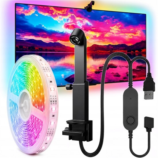 Smart Ambient LED Ταινία TV 45-60" με Συγχρονισμό Εικόνας & Μουσικής 2,5m 10-12474