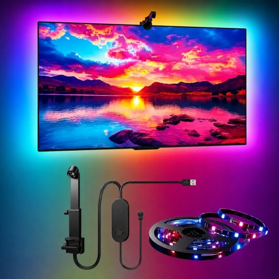 Smart Ambient LED Ταινία TV 45-60" με Συγχρονισμό Εικόνας & Μουσικής 2,5m 10-12474