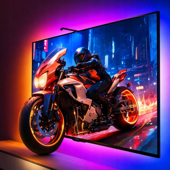 Smart Ambient LED Ταινία TV 45-60" με Συγχρονισμό Εικόνας & Μουσικής 2,5m 10-12474