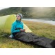 Υπνόσακος Camping με Κουκούλα και Θήκη Μεταφοράς 205x70cm Μαύρος 9-14601