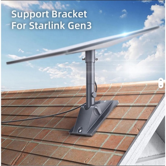 Βάση Στήριξης Starlink Gen 3 & V4 Αλουμινίου Ρυθμιζόμενη Πολλαπλών Γωνιών με Pipe Adapter 29-8785