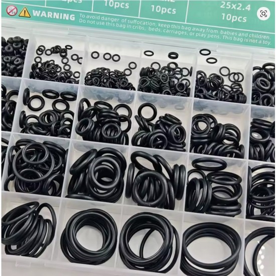 Σετ 1020 Λαστιχάκια O-Ring Νιτριλίου NBR 20 Μεγεθών για Στεγανοποίηση με Κασετίνα - 58-1020