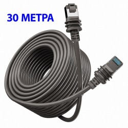 Καλώδιο Ethernet Υψηλής Ταχύτητας για Starlink Gen 3 / V3 30m 100FT Αδιάβροχο 26AWG Γκρι - 21-88910