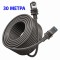 Καλώδιο Ethernet Υψηλής Ταχύτητας για Starlink Gen 3 / V3 30m 100FT Αδιάβροχο 26AWG Γκρι - 21-88910