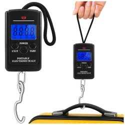Ψηφιακή Ζυγαριά Αποσκευών Χειρός Zortiva έως 40kg με LCD Οθόνη και Γάντζο - 2-28069