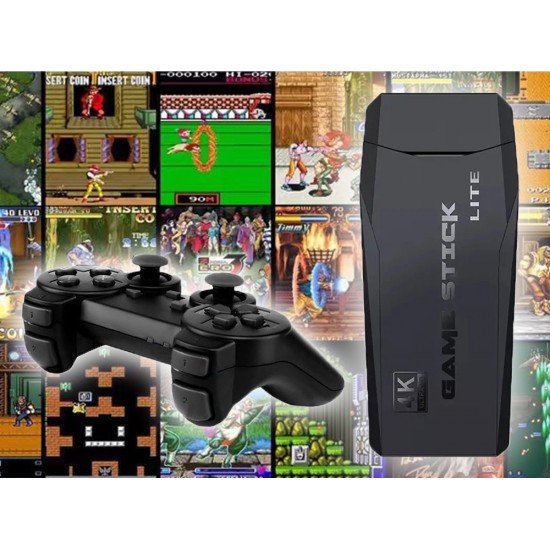 Retro Παιχνιδομηχανή TV με 20.000 Παιχνίδια 64GB HDMI και 2 Ασύρματα Χειριστήρια - 14-06363
