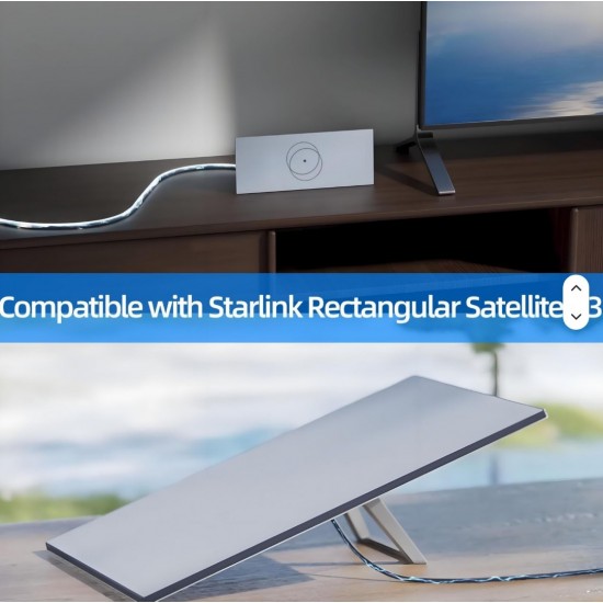 Καλώδιο Ethernet Υψηλής Ταχύτητας για Starlink Gen 3 / V3 30m 100FT Αδιάβροχο 26AWG Γκρι - 21-88910