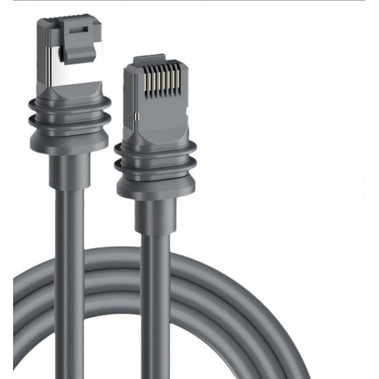 Καλώδιο Ethernet Υψηλής Ταχύτητας για Starlink Gen 3 / V3 46m 150FT Αδιάβροχο 26AWG Γκρι - 27-88911