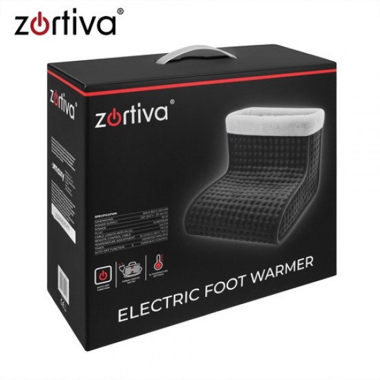 Ηλεκτρικό Θερμαντικό Ποδιών ZORTIVA 90W με 10 Επίπεδα Θερμοκρασίας 30-70°C Χρονοδιακόπτη και Χειριστήριο - 19-28265