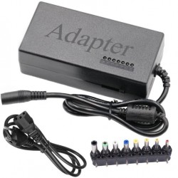 Universal Τροφοδοτικό Φορτιστής Laptop 96W με Ρυθμιζόμενη Τάση 12-24V και 8 Αντάπτορες - 4-06261